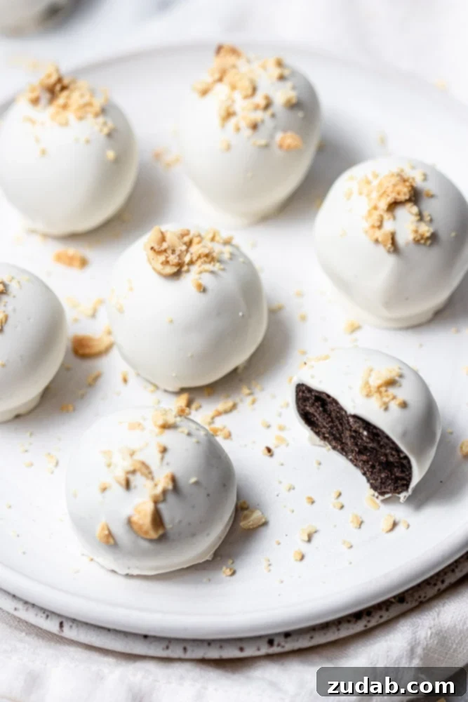 Decadent Oreo Peanut Butter Balls 5 Assortment of the best Oreo truffles with peanut butter