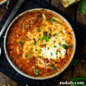 Delicious Italian Style Beef Chili ready to serve
