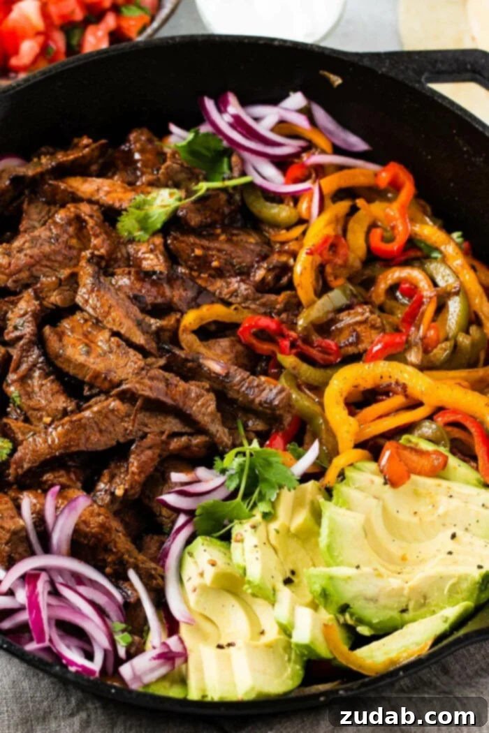 Our Weekly Meal Plan: April 29 - May 5 9 Our highly-rated steak fajitas marinade is the secret to extra flavorful and incredibly tender steak. While grilling is optional, it greatly enhances the deliciousness of this mouth-watering dish.