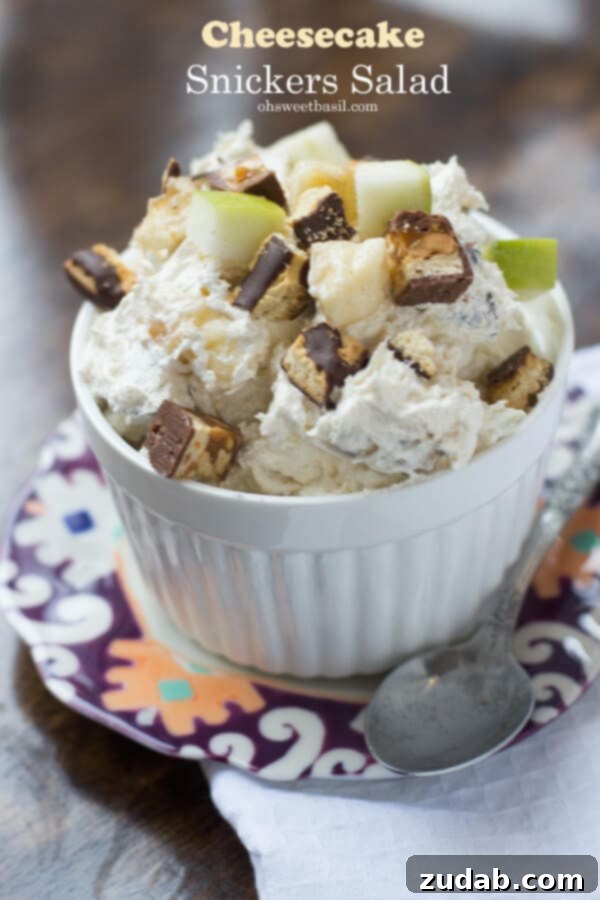 Elevate Your Dessert Game with this Easy Cheesecake Snickers Salad The Evolution of Snickers Salad: From Potluck Favorite to Decadent Cheesecake Dessert