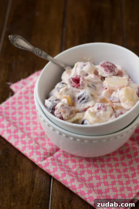 Easy Cheesecake Fruit Salad Recipe A vibrant and refreshing no-bake Cheesecake Fruit Salad, perfect for any occasion.