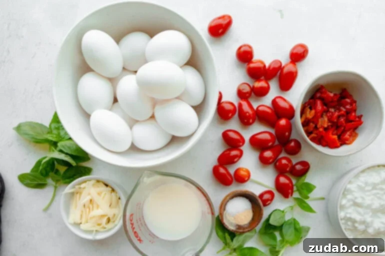 High-Protein Cottage Cheese & Egg Breakfast Bake 5 Ingredients for Cottage Cheese Egg Bake