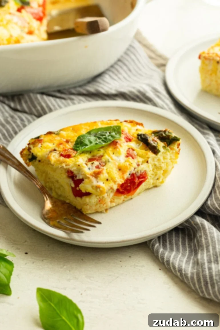 High-Protein Cottage Cheese & Egg Breakfast Bake 7 Serving of Breakfast Egg Casserole