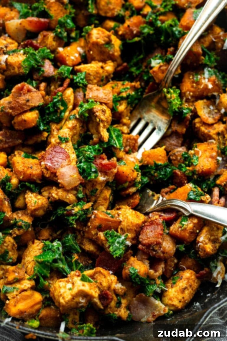 Sheet Pan Chicken with Autumn Vegetables 6 Chicken, Sweet Potato, and Kale Bites