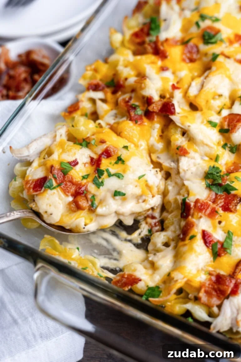 Ultimate Chicken Bacon Ranch Casserole 11 Serving Chicken Bacon Ranch Casserole