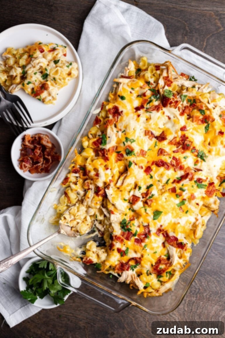 Ultimate Chicken Bacon Ranch Casserole 12 Cheesy Chicken Bacon Ranch Casserole