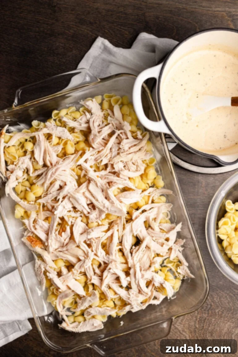 Ultimate Chicken Bacon Ranch Casserole 6 Making Chicken Bacon Ranch Casserole