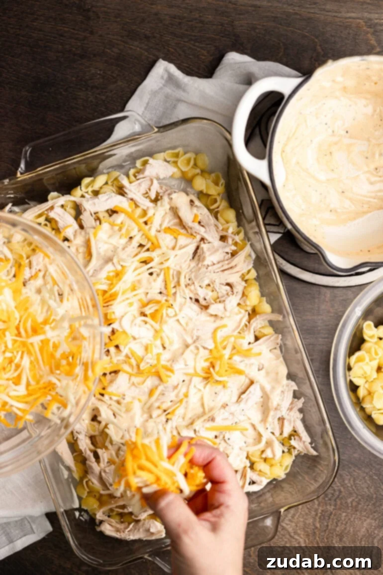 Ultimate Chicken Bacon Ranch Casserole 7 Making Chicken Bacon Ranch Casserole