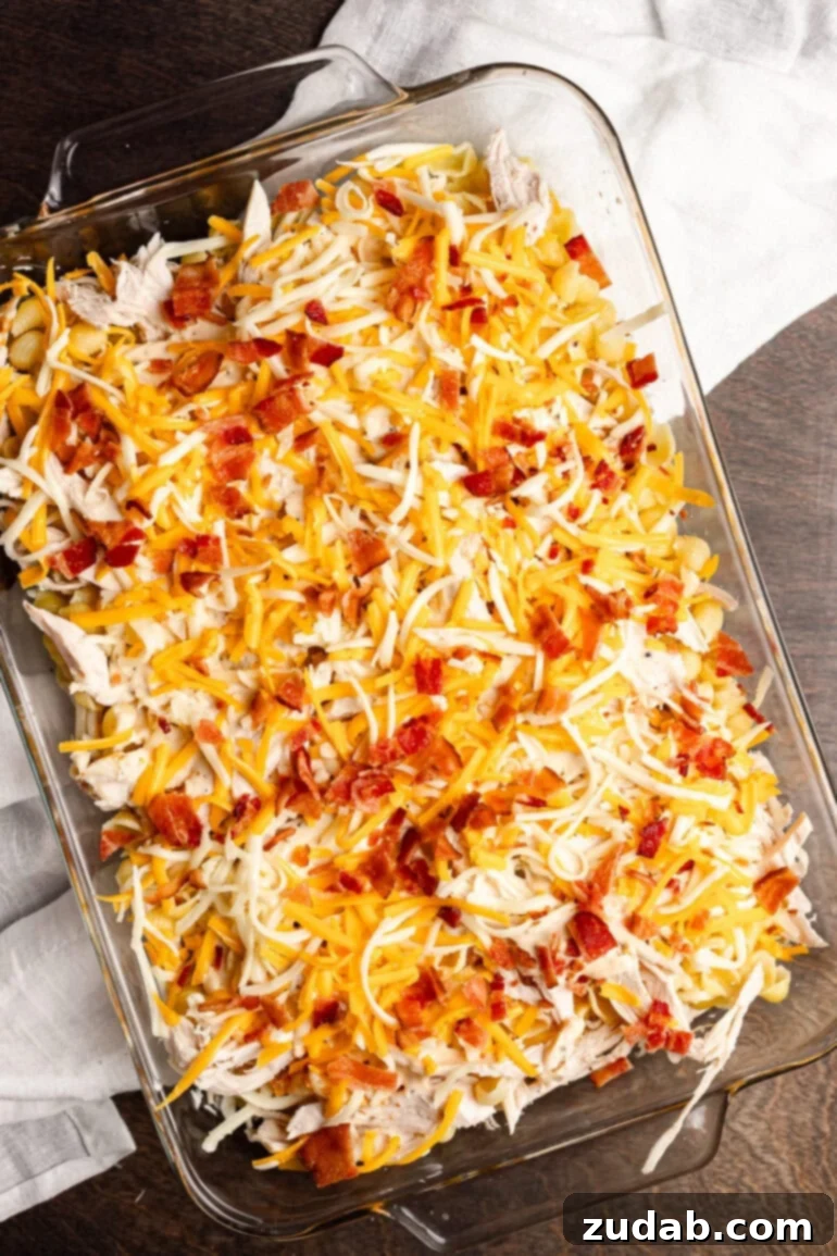 Ultimate Chicken Bacon Ranch Casserole 10 Making Chicken Bacon Ranch Casserole