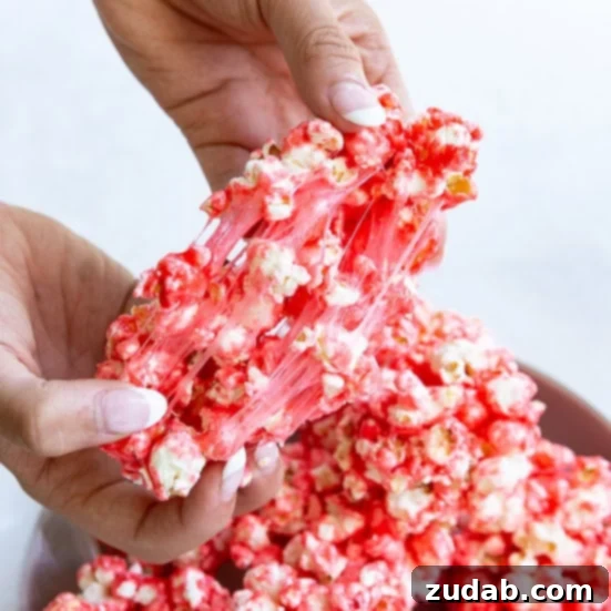 Jello Popcorn (in your team’s colors)