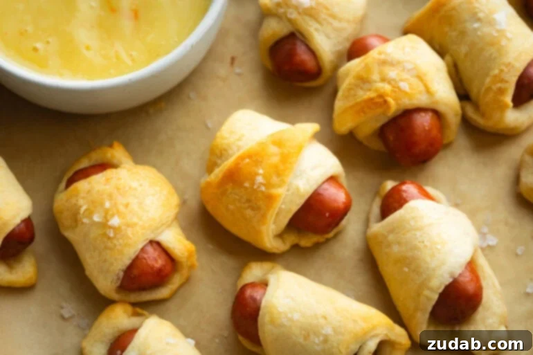 Pigs in a Blanket: A Savory Bite-Sized Delight 8 Lil smokies pigs in a blanket