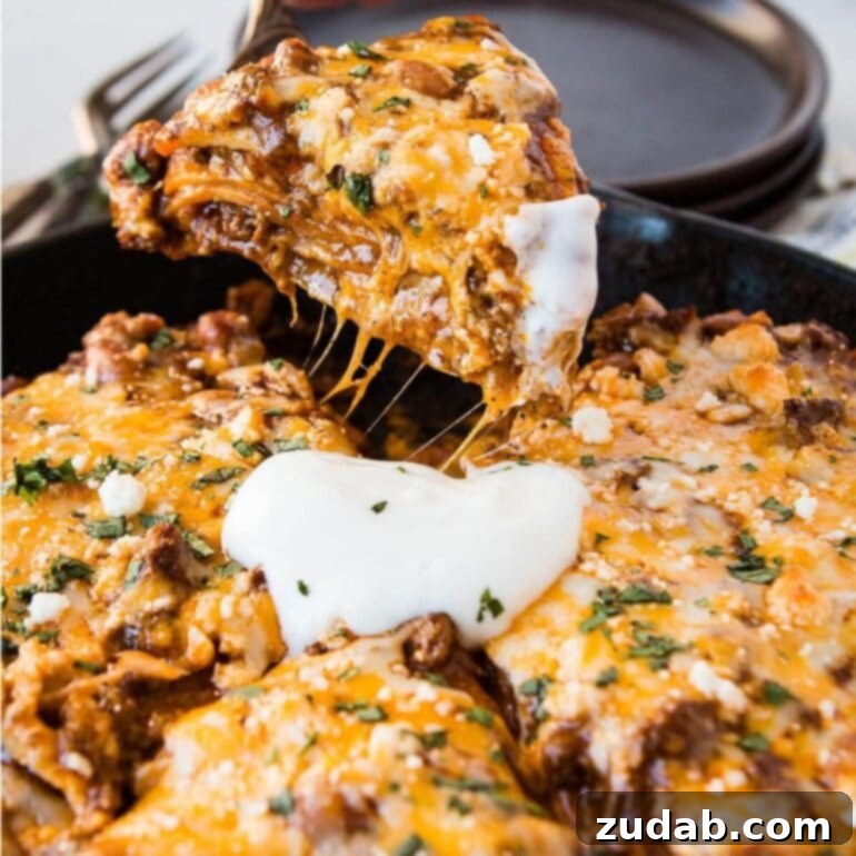 Ground Beef Enchilada Casserole