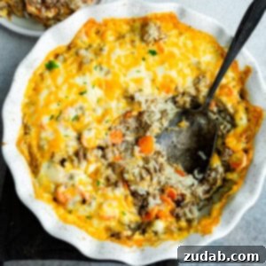 Cheesy Ground Beef and Rice Casserole