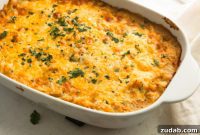 Mama’s Velvety Chicken Enchilada Bake