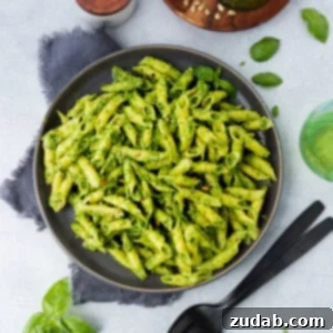 St Patrick's Day Delights Sweet to Savory 7 A bowl of bright green pesto pasta, ready in just 15 minutes.
