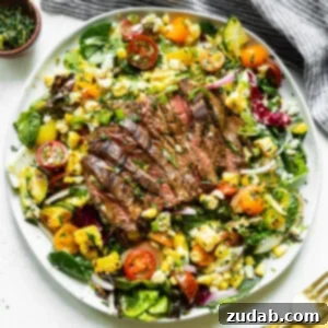A hearty Gorgonzola Steak Salad.