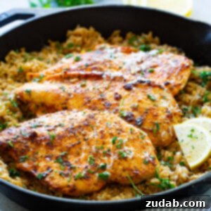 Delicious Garlic Parm Lemon Chicken.