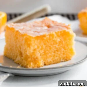 Orange Jello Cake