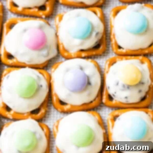 Easter Hershey Kiss Pretzels