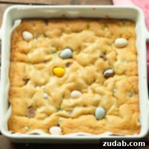 Mini Cadbury Eggs Blondies
