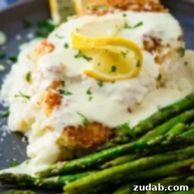 A couple of years ago I won a Knorr Cookoff with this Panko Crusted Chicken with Lemon Cream sauce! It's breaded chicken with a creamy sauce!