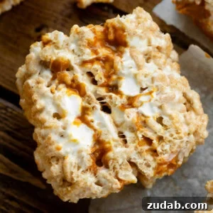 Brown butter caramel Rice Krispies