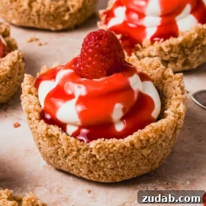 Raspberry mini cheesecakes