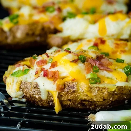 Father’s Day Grill Recipes Dad Will Love: Crowd-Pleasing Ideas 24 loaded baked potatoes